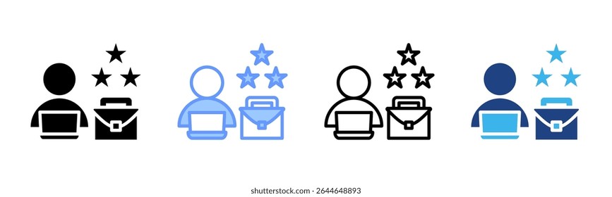 Freelancer Profile icon sheet multiple style collection