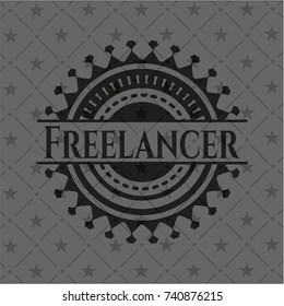 Freelancer realistic black emblem