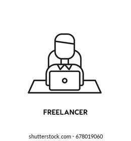 Freelancer Vector Icon