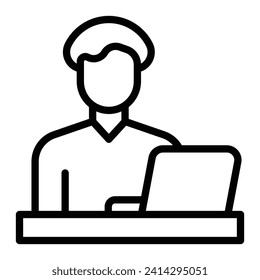Diseño de iconos de línea de vector independiente