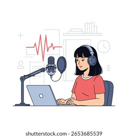 Freelancer Working Coffee Cozy Vector