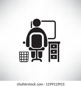 freelancer working on computer