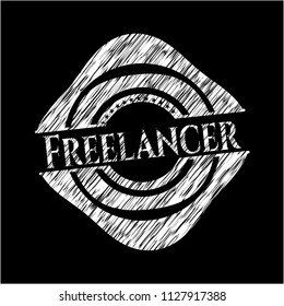 Freelancer written on a blackboard