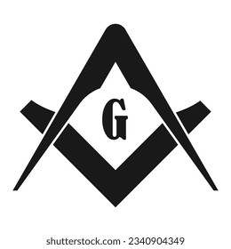 Freemasons vector icon illustration symbol design