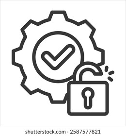 Freemium Outline Icon Vector Illustration