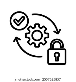 freemium Vector Lineal Icon on white background.