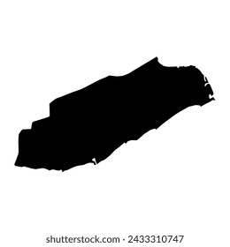 Freeport map, administrative division of Bahamas. Vector illustration.