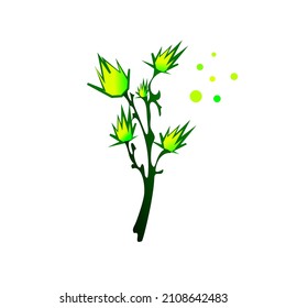 freesia.bright beautiful flower.vector illustration.eps10.isolated on a white background.print for your business.