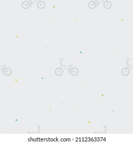 Freestyle bike silhouette background - vector background