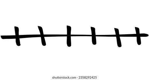 Freestyle Black Line Element Vector