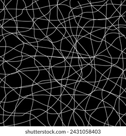 Freestyle Expression Lines, Abstract Lines, can use for Asymmetry Motif Pattern, Background, Modern Contemporary Decoration, Ornate, Carpet, Fabric, Textile, Tile, Wallpaper, Wrapping, Cover, etc.