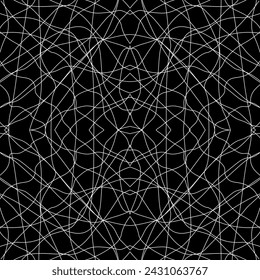 Freestyle Expression Lines, Abstract Lines, can use for Asymmetry Motif Pattern, Background, Modern Contemporary Decoration, Ornate, Carpet, Fabric, Textile, Tile, Wallpaper, Wrapping, Cover, etc.