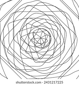 Líneas de expresión de estilo libre, líneas abstractas, se puede utilizar para el patrón de motivo de asimetría, fondo, decoración contemporánea moderna, ornamentado, alfombra, tela, textil, azulejo, papel tapiz, envoltura, cubierta, etc.