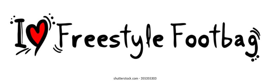 Freestyle Footbag love