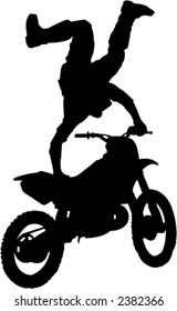 Freestyle Motocross silhouette