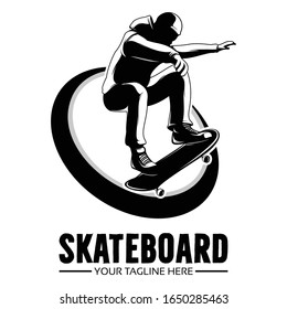 Freestyle skateboard club logo design