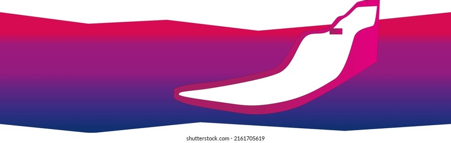 Freestyle Ski Ramp Vector Illustration