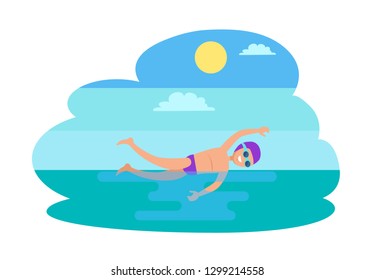 Swimming Vectors Images, Stock Photos & Vectors | Shutterstock