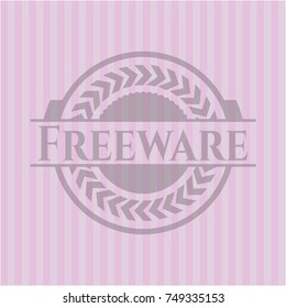 Freeware realistic pink emblem