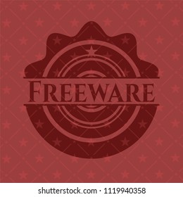 Freeware realistic red emblem