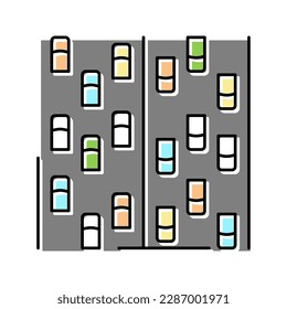 freeway road color icon vector. freeway road sign. isolated symbol illustration