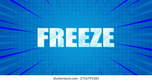 Congela el efecto de texto 3D con el tema Blue Ice. Congela la tipografía para Anuncio de bebidas frías o productos de bebidas.