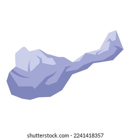 Freeze iceberg icon isometric vector. Ice berg. North risk