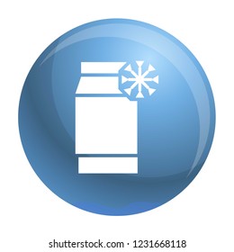 Freeze pack icon. Simple illustration of freeze pack vector icon for web design isolated on white background