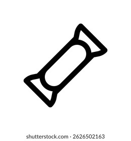 Congele el pop. Icono de Vector de trazo editable.