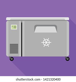 Freezer icon. Flat illustration of freezer vector icon for web design