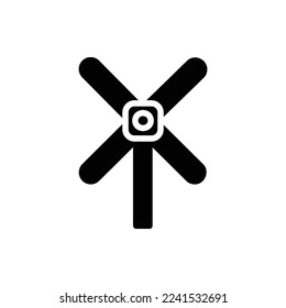 freezer icon with isolated vektor and transparent background
