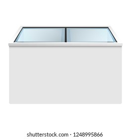 Freezer icon. Realistic illustration of freezer vector icon for web design isolated on white background