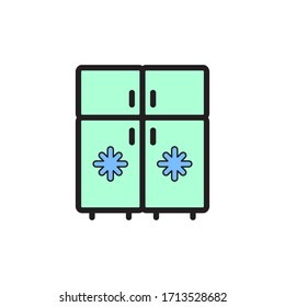 Freezer Icon In Trendy  Design Vector Eps 10