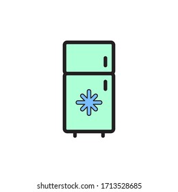 Freezer Icon In Trendy  Design Vector Eps 10