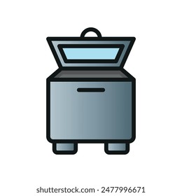 Congelador icono de diseño de Vector Plantillas simples y modernas