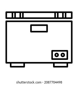 Freezer icon vector image. Can also be used for web apps, mobile apps and print media.