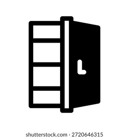 Ilustración de diseño de símbolo de Vector de icono de congelador
