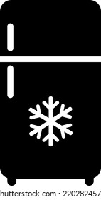 Freezer Icon Vector Template Illustration Design on white background..eps
