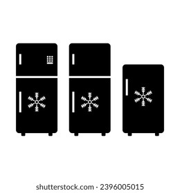 Freezer Icon Vector Template Illustration Design