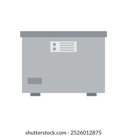 Freezer illustrated in vector on background
