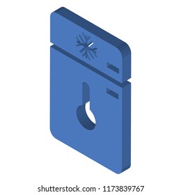 Freezer isometric left top view 3D icon