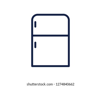 freezer line icon illustration vector , freezer line icon illustration design