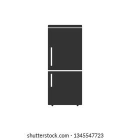 Freezer, refrigerator icon. Vector illustration, flat design.