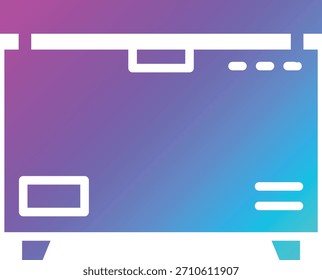 Ilustración de diseño de icono de Vector congelador