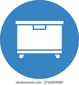 Ilustración de diseño de icono de Vector congelador