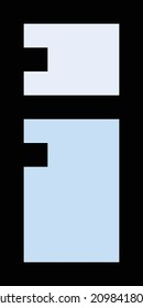 freezer vector illustration isolated on a transparent background. stroke vector icons for concept or web graphics.