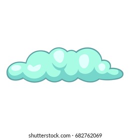 Freezing cloud icon. Cartoon illustration of freezing cloud vector icon for web design