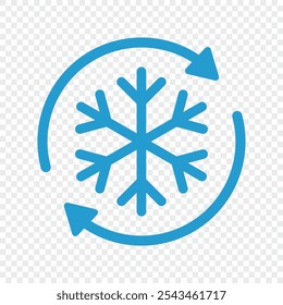 Freezing or defrost graphic icon