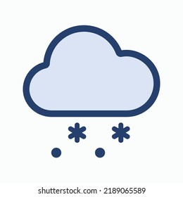 Freezing Drizzle Vector - Weather Icon - Vector