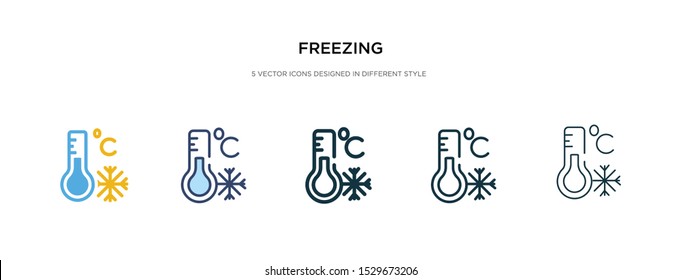 freezing icon in different style vector illustration. two colored and black freezing vector icons designed in filled, outline, line and stroke style can be used for web, mobile, ui - Powered by Shutterstock - Get 15% off with code: PIKWIZARD15